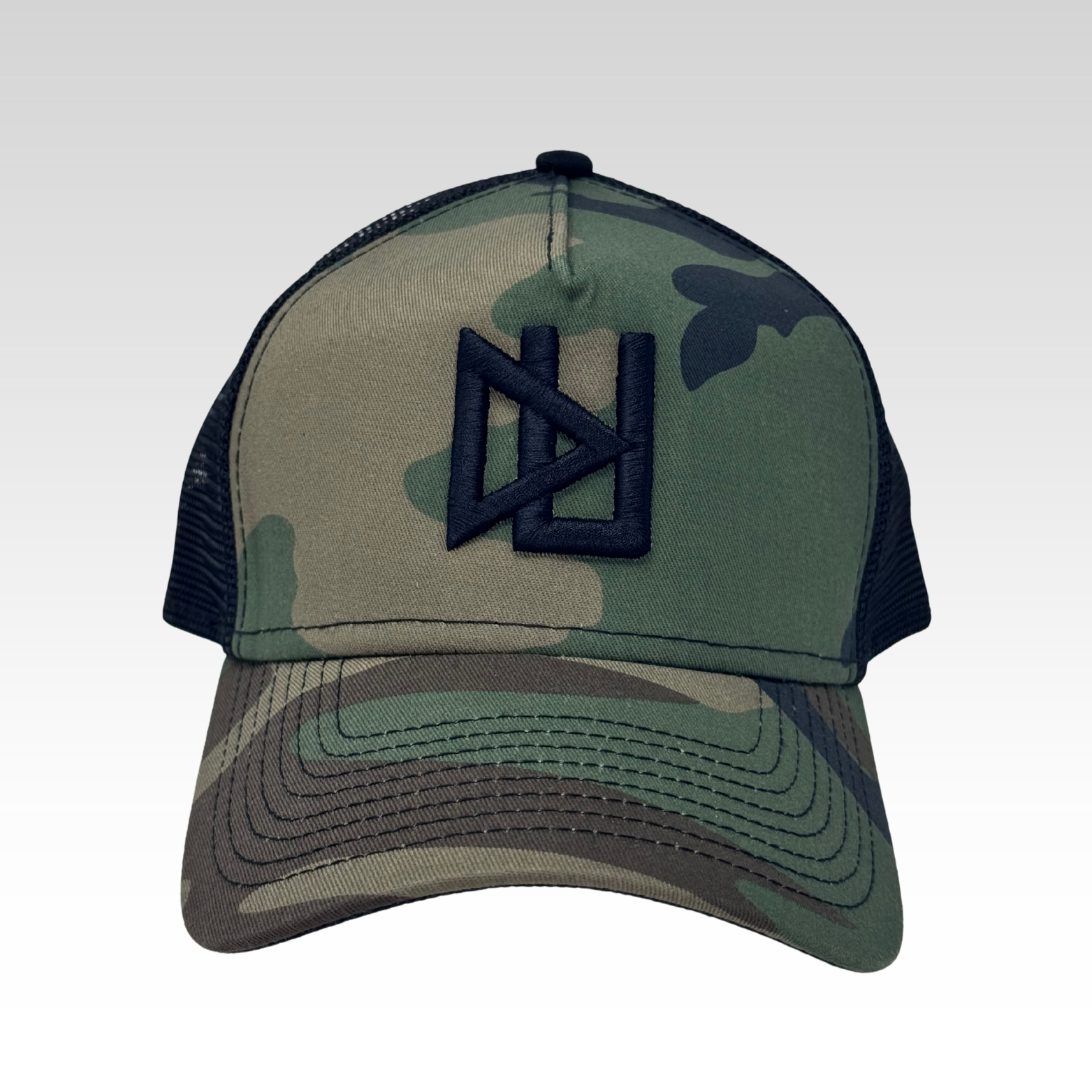 Black & Camo Disturb Us (DU) Performance Hat