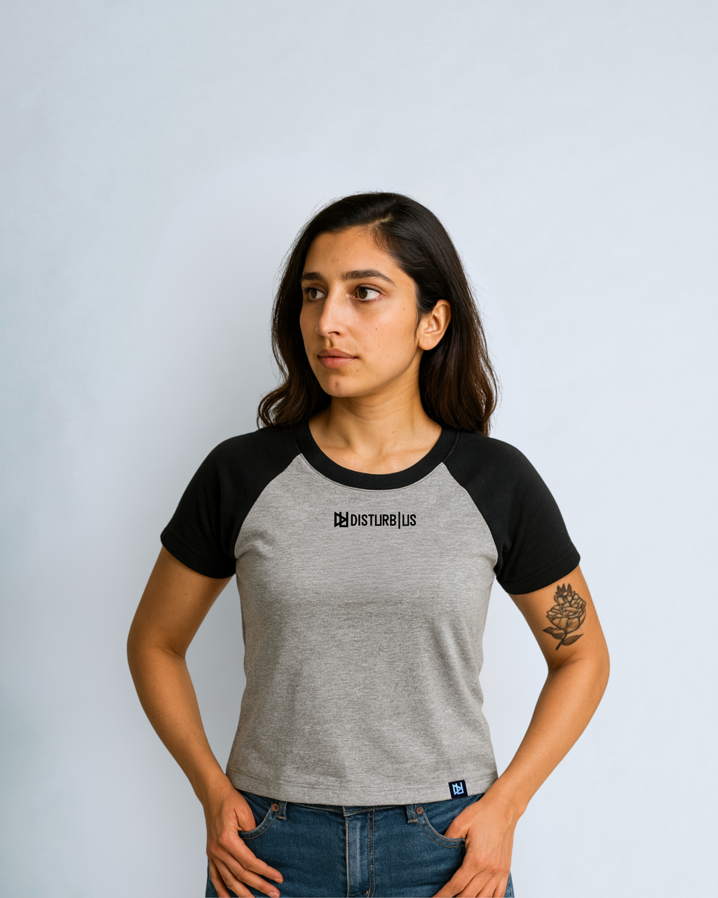 Disturb Us Women's Crop Tee