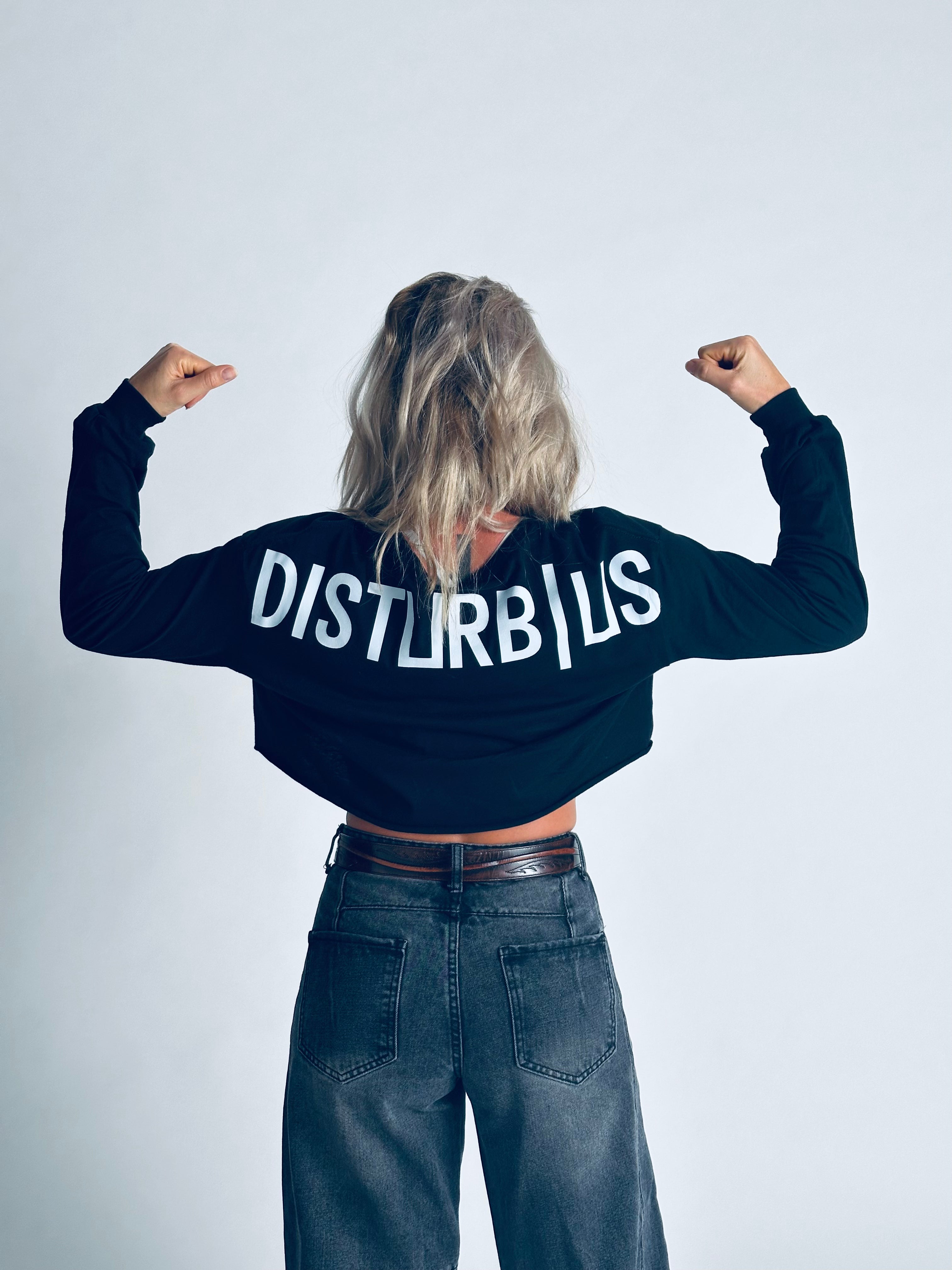 Disturb Us Cropped Long Sleeve
