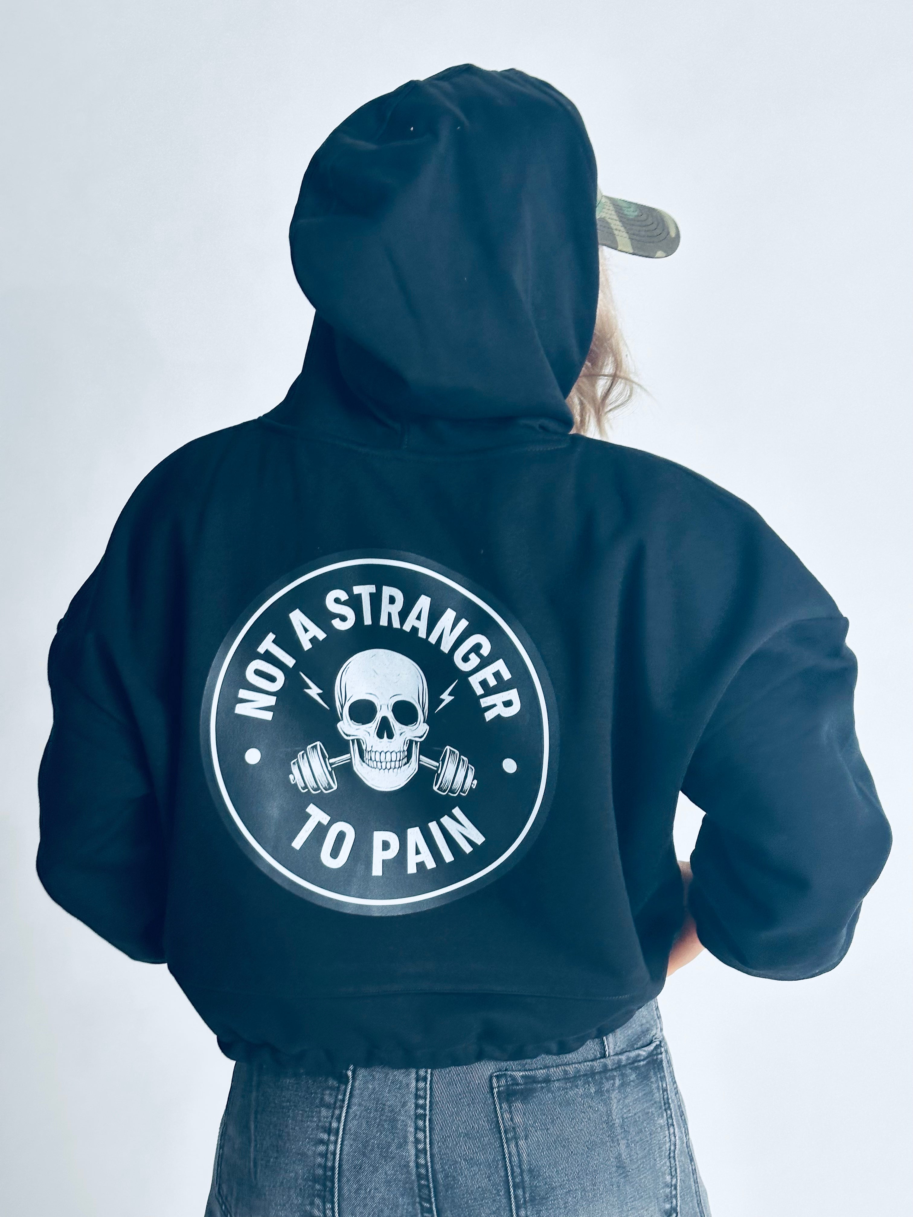 Not a Stranger to Pain Women's Cropped Hoodie