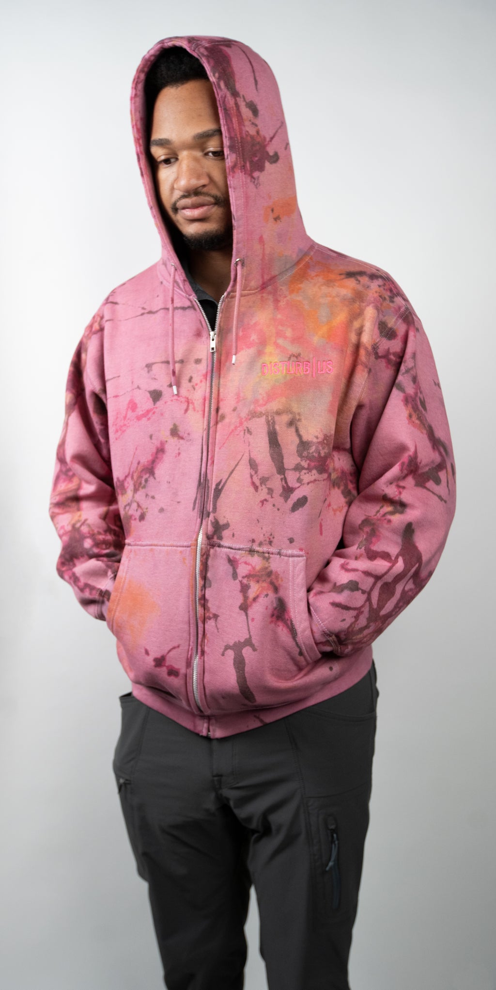 "Wildberry" 1 of 1 zip Hoodie