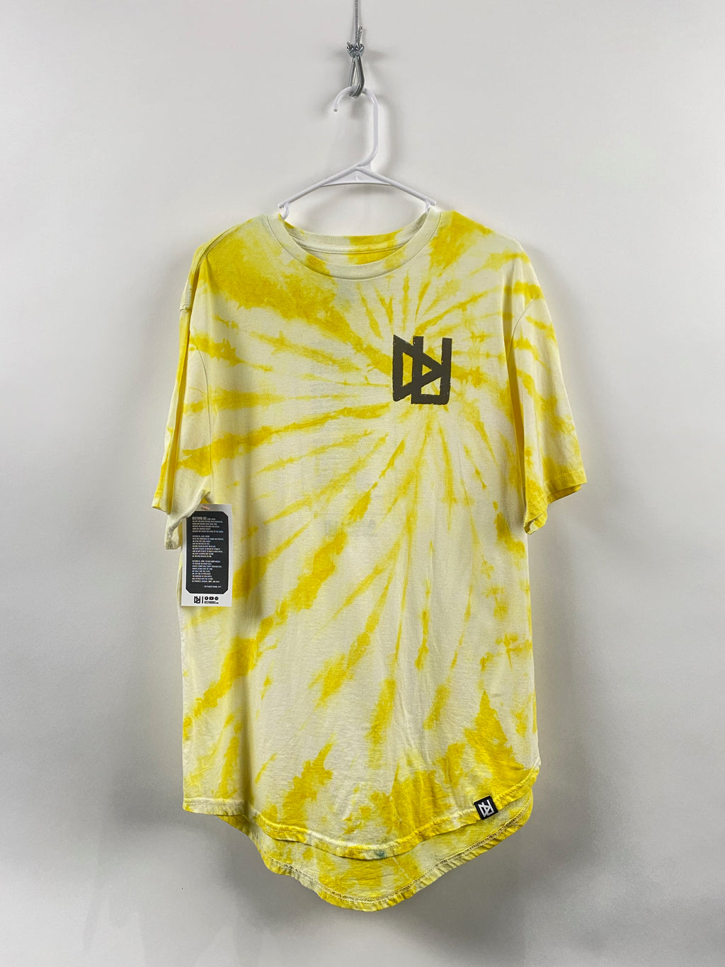 Yellow Tie Dye Logo T
