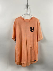 Faded Orange Logo T