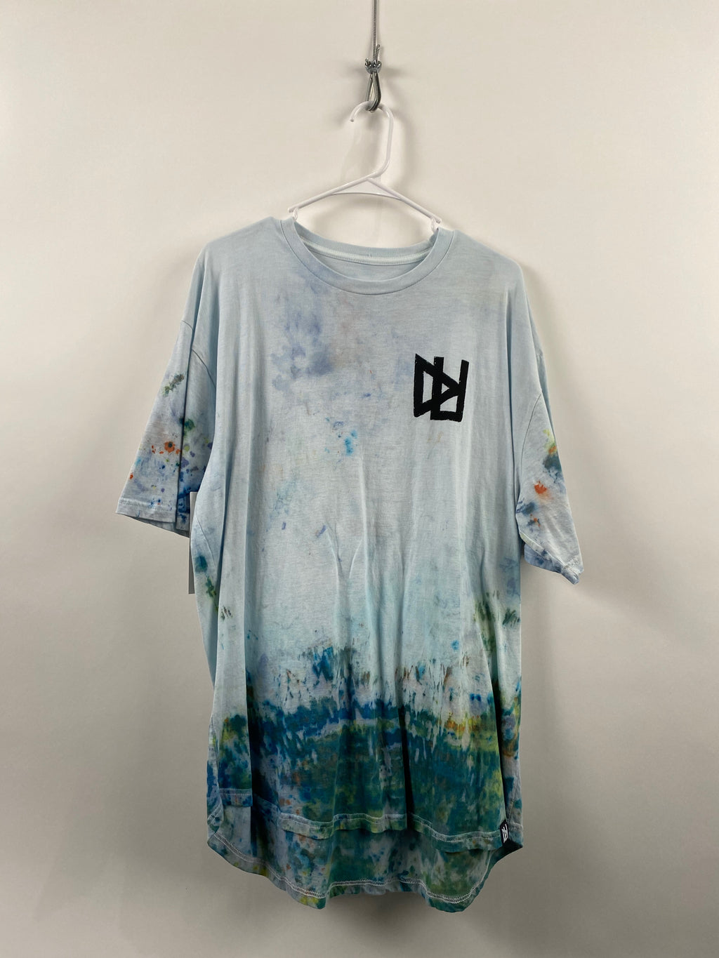Blue Tie Dye Logo T (4/4)